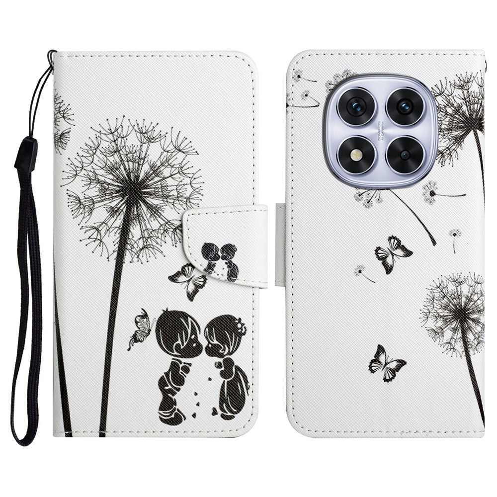 For Xiaomi Redmi Note 14 Pro+ 5G / Note 14 Pro 5G / Note 14 Pro 4G / Poco X7 5G Case Pattern Printing Leather Phone Cover