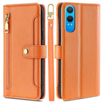OnePlus Nord CE4 Lite 5G / Oppo K12x 5G (Kina) etui i PU-læder med skulderrem og lynlås, pung