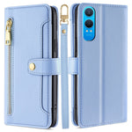 OnePlus Nord CE4 Lite 5G / Oppo K12x 5G (Kina) etui i PU-læder med skulderrem og lynlås, pung