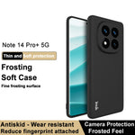 IMAK UC-3 Series for Xiaomi Redmi Note 14 Pro+ 5G Case Matte Anti-Fingerprint Soft TPU Cover