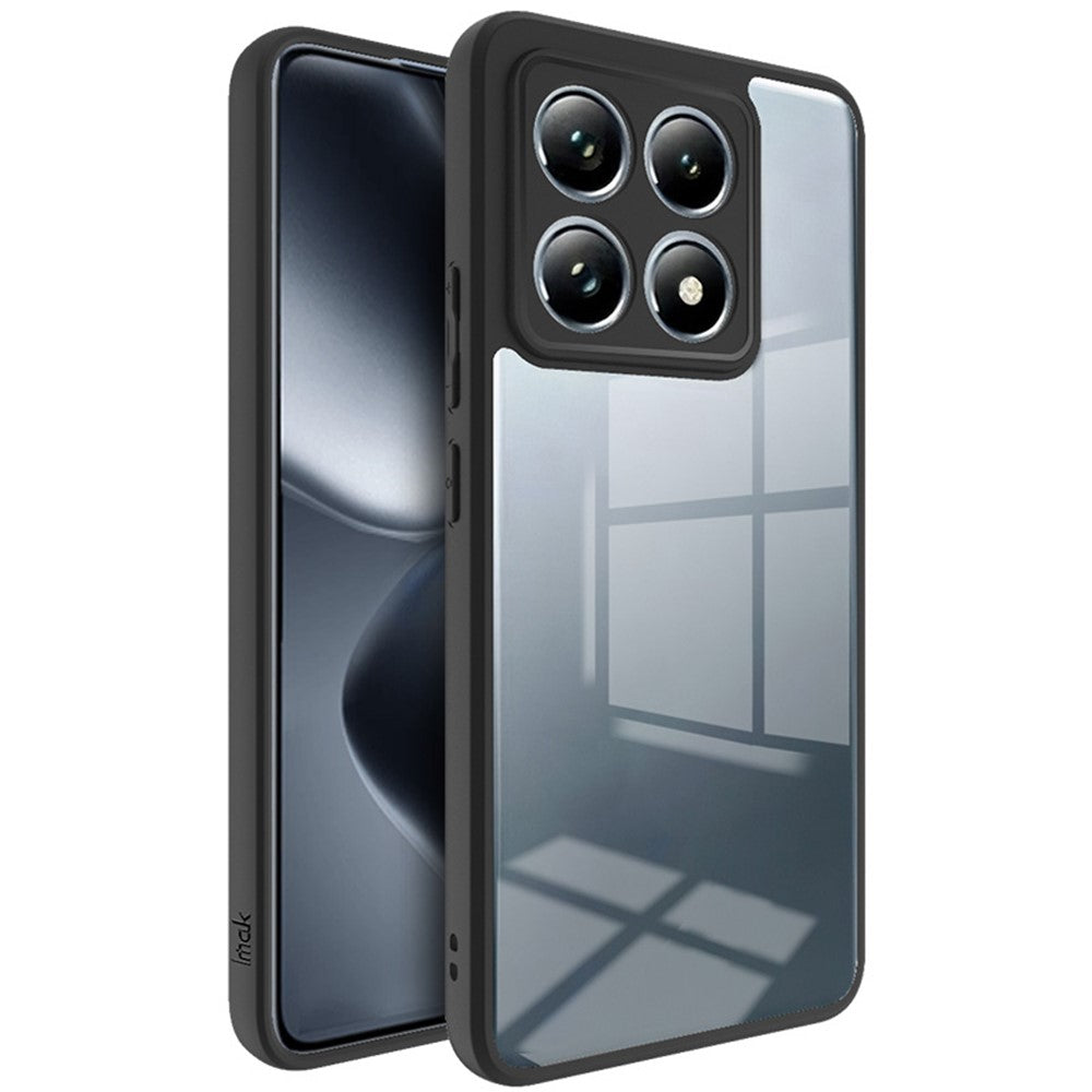 IMAK UX-9A Series for Xiaomi 14T Pro Clear Case TPU+PC Phone Cover Reinforced Corners