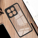 IMAK UX-9A Series for Xiaomi 14T Pro Clear Case TPU+PC Phone Cover Reinforced Corners