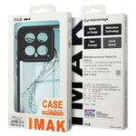 IMAK UX-9A Series for Xiaomi 14T Pro Clear Case TPU+PC Phone Cover Reinforced Corners