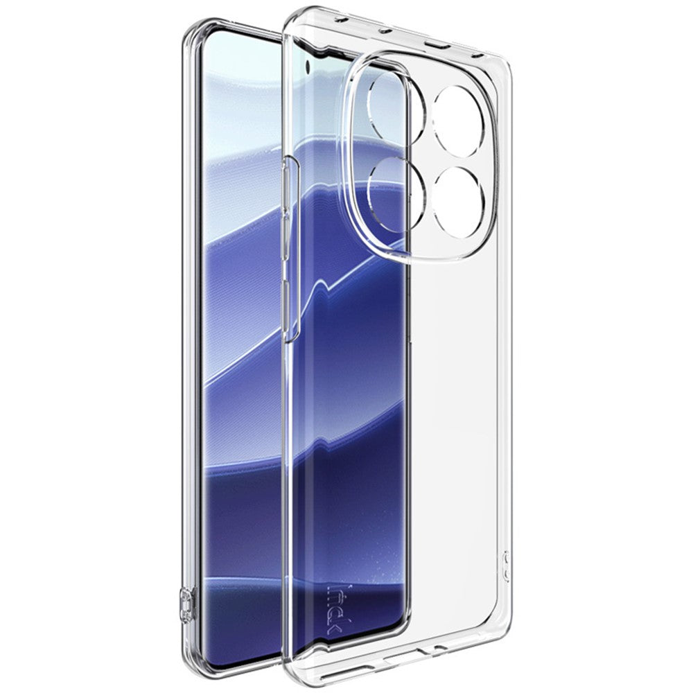 IMAK UX-5-seriecover til Xiaomi Redmi Note 14 Pro 5G / Poco X7 5G, gennemsigtigt ultratyndt TPU-mobilcover