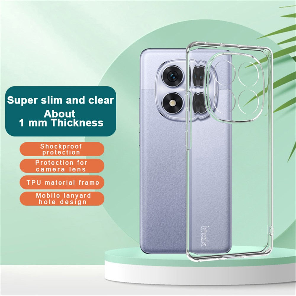 IMAK UX-5-seriecover til Xiaomi Redmi Note 14 Pro 5G / Poco X7 5G, gennemsigtigt ultratyndt TPU-mobilcover