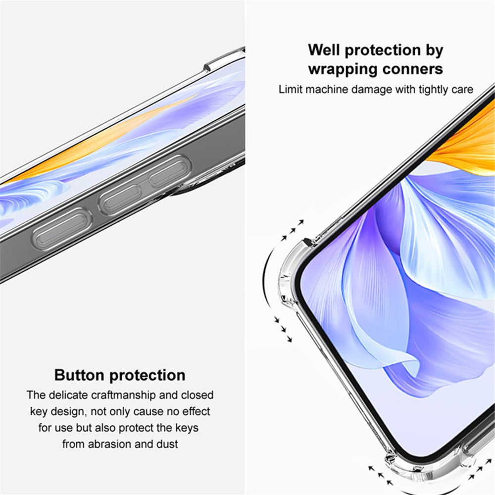IMAK UX-4 Series for Samsung Galaxy Note20 5G / Note20 Case Straight Frame Four Corner Shockproof Clear TPU Cover