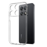NORTHJO För Xiaomi 14T Genomskinligt Skal Mjukt TPU mobilskydd med Härdat Glas Skärmskydd