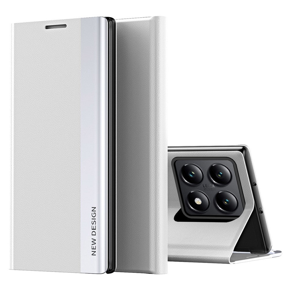 For Xiaomi 14T Pro Case Anti-Drop Leather Phone Cover with Stand