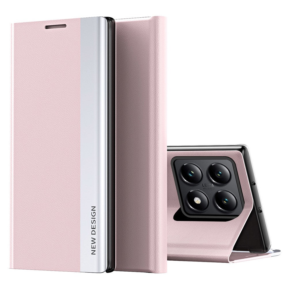 For Xiaomi 14T Pro Case Anti-Drop Leather Phone Cover with Stand