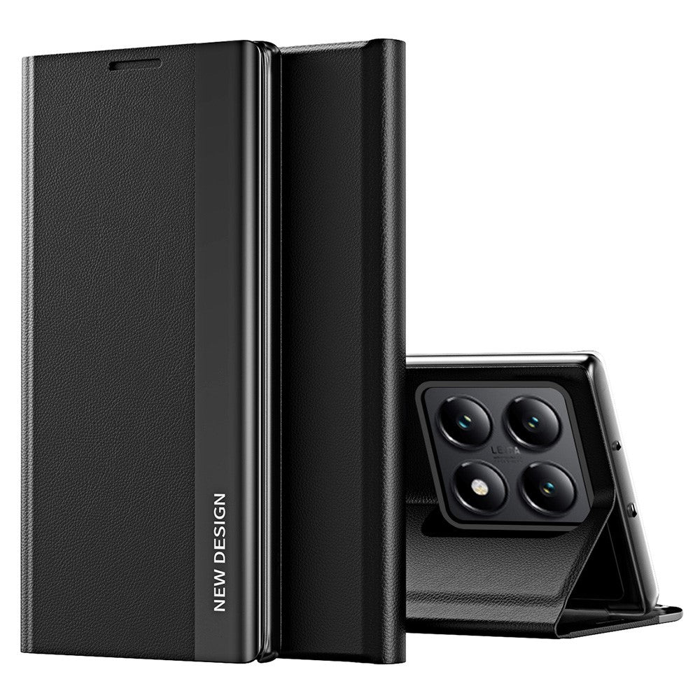 For Xiaomi 14T Pro Case Anti-Drop Leather Phone Cover with Stand