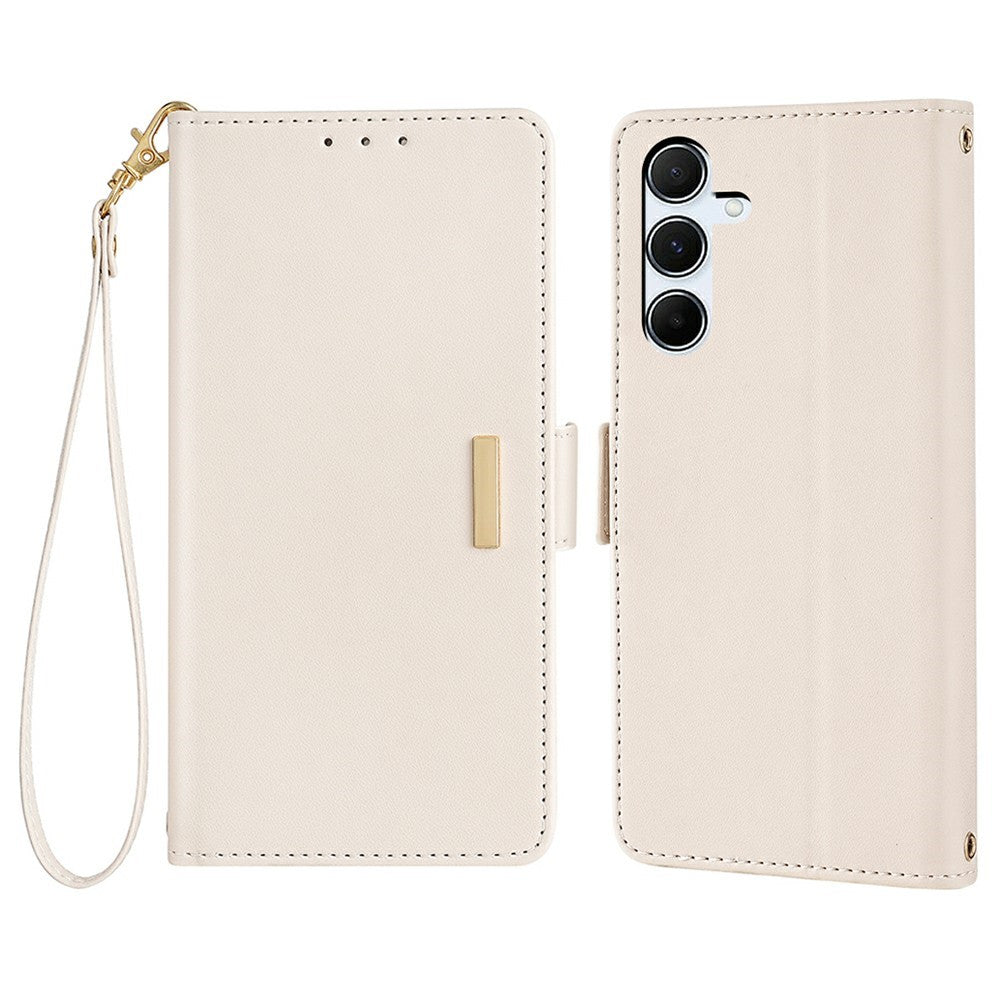 For Samsung Galaxy A35 5G Leather Wallet Case RFID Blocking Stand Cover with Hand Strap