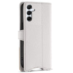 Til Samsung Galaxy A15 5G lædercover pung stativ med uregelmæssig hale-stil og kæderem