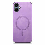 For Samsung Galaxy A06 4G Leather Back Magnetic Case Skin-Touch Phone Cover