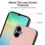 For Samsung Galaxy A06 4G Leather Back Magnetic Case Skin-Touch Phone Cover