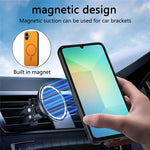 For Samsung Galaxy A06 4G Leather Back Magnetic Case Skin-Touch Phone Cover