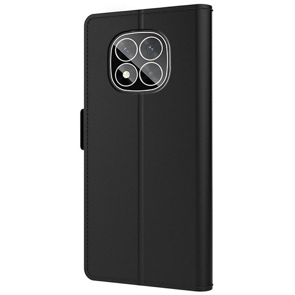 For Xiaomi Redmi Note 14 Pro+ 5G Case Stand PU Leather Phone Cover Card Holder Mirror