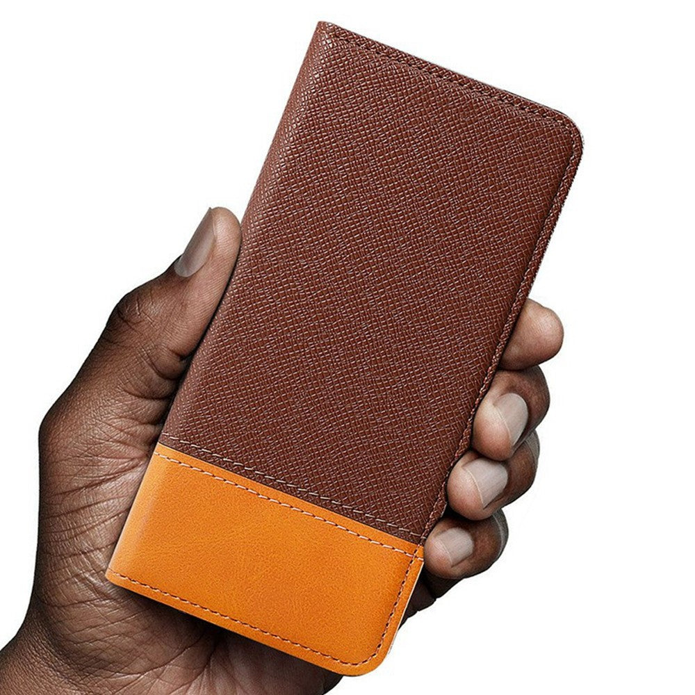 For Xiaomi Redmi Note 14 Pro+ 5G Case Color Splicing PU Leather Wallet Phone Cover