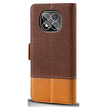For Xiaomi Redmi Note 14 Pro+ 5G Case Color Splicing PU Leather Wallet Phone Cover