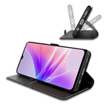For Xiaomi Redmi Note 14 Pro 5G / Poco X7 5G Case Shockproof TPU Inner Shell Leather Phone Cover Card Slot