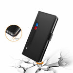 For Xiaomi Redmi Note 14 Pro 5G / Poco X7 5G Case Stand PU Leather Phone Cover Card Holder Mirror