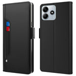 For Xiaomi Redmi Note 14 5G Case Stand PU Leather Phone Cover Card Holder Mirror