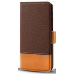 For Xiaomi Redmi Note 14 5G Case Color Splicing PU Leather Wallet Phone Cover