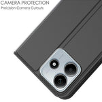 For Xiaomi Redmi Note 14 5G Case PU Leather Phone Cover with Card Holder Stand Magnetic Closure