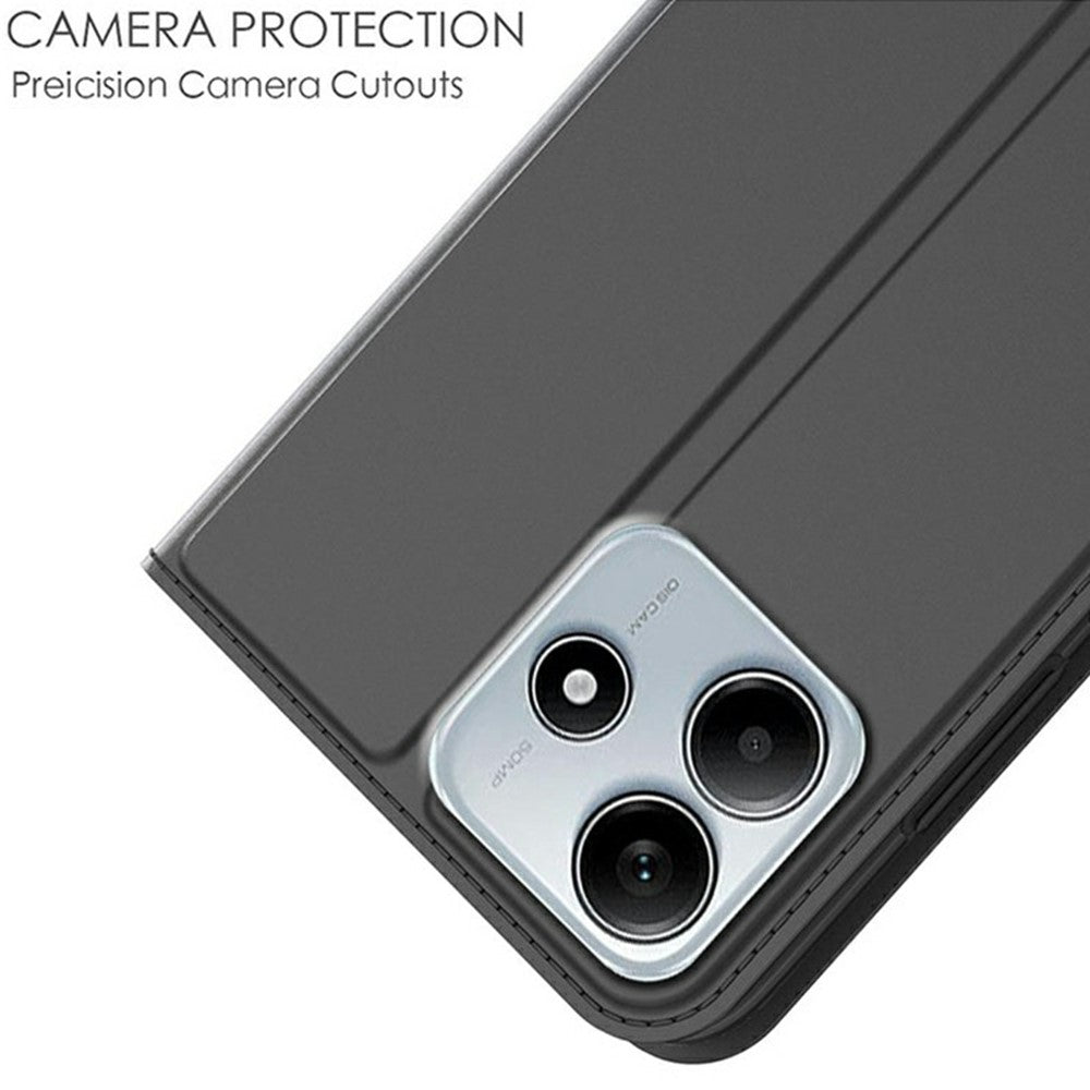 For Xiaomi Redmi Note 14 5G Case PU Leather Phone Cover with Card Holder Stand Magnetic Closure