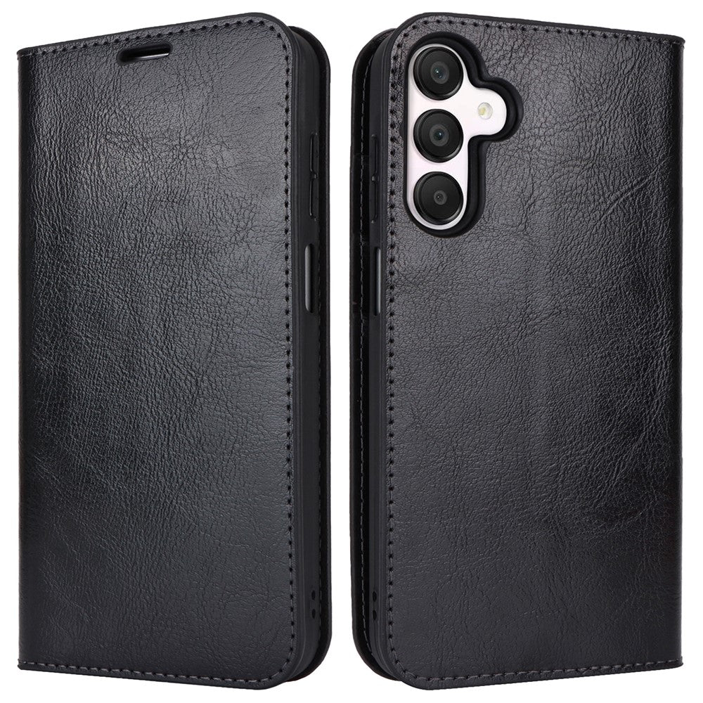 Til Samsung Galaxy A16 5G / 4G Etui Crazy Horse Tekstur Splitlæderpung Telefoncover