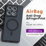 For Xiaomi 14T Pro Magnetic Case TPU+PC Matte Phone Cover