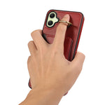Samsung Galaxy A05 4G PU-läderfodral med korthållare, stativ och handledsrem