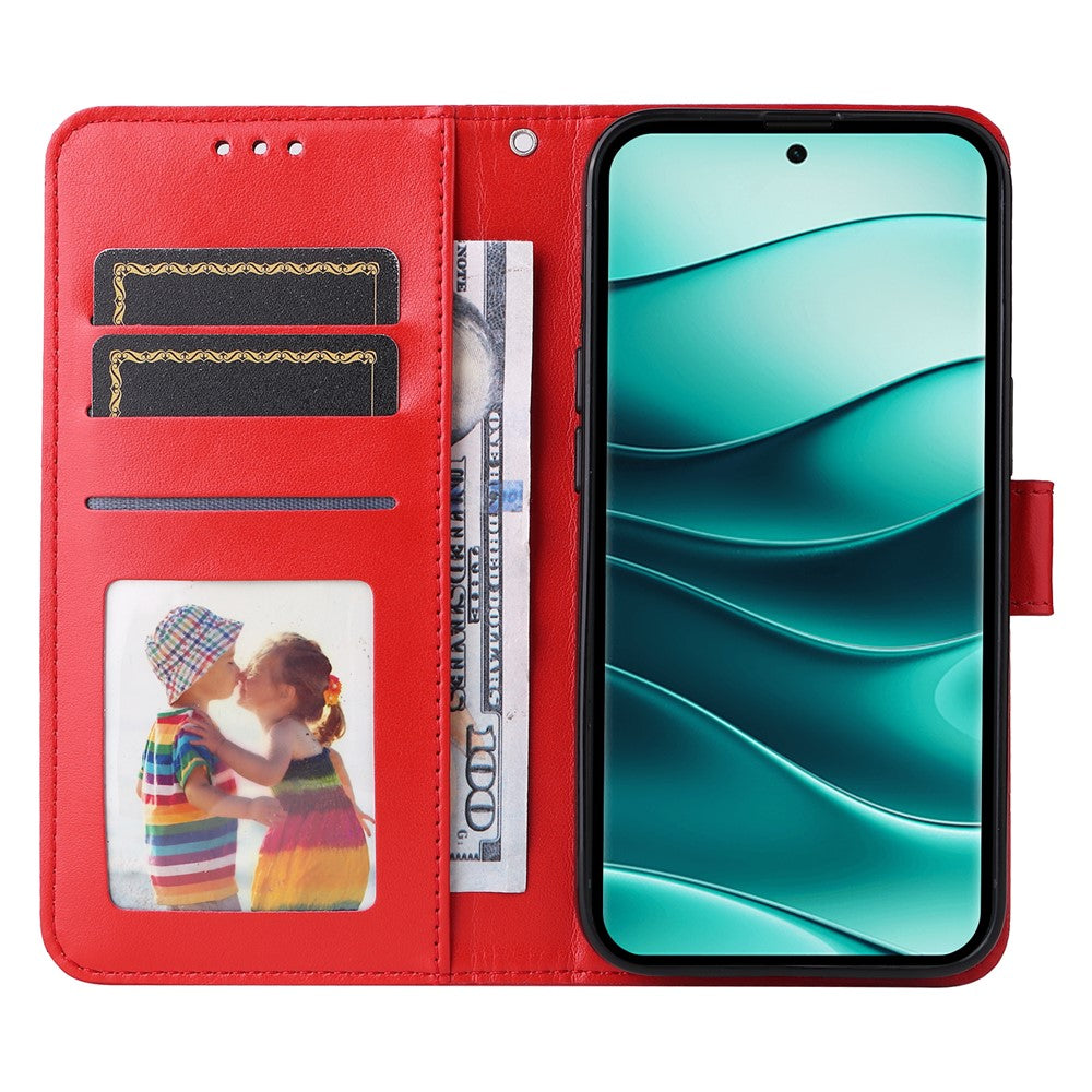 For Xiaomi Redmi Note 14 Pro+ 5G / Note 14 Pro 5G / Poco X7 5G Case Sunflower Imprint Leather Wallet Phone Cover