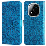 For Xiaomi Redmi Note 14 Pro+ 5G / Note 14 Pro 5G / Poco X7 5G Case Sunflower Imprint Leather Wallet Phone Cover