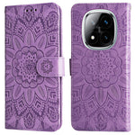 For Xiaomi Redmi Note 14 Pro+ 5G / Note 14 Pro 5G / Poco X7 5G Case Sunflower Imprint Leather Wallet Phone Cover