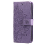 For Xiaomi Redmi Note 14 Pro+ 5G / Note 14 Pro 5G / Poco X7 5G Case Floral Pattern PU Leather Phone Cover