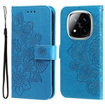 For Xiaomi Redmi Note 14 Pro+ 5G / Note 14 Pro 5G / Poco X7 5G Case Floral Pattern PU Leather Phone Cover