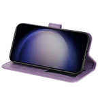 For Samsung Galaxy S25+ Case Floral Pattern PU Leather Wallet Stand Phone Cover