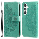 For Samsung Galaxy S25+ Case Floral Pattern PU Leather Wallet Stand Phone Cover