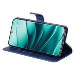For Xiaomi Redmi Note 14 Pro+ 5G / Note 14 Pro 5G / Poco X7 5G Case Zipper Wallet Calf Texture PU Leather Phone Cover
