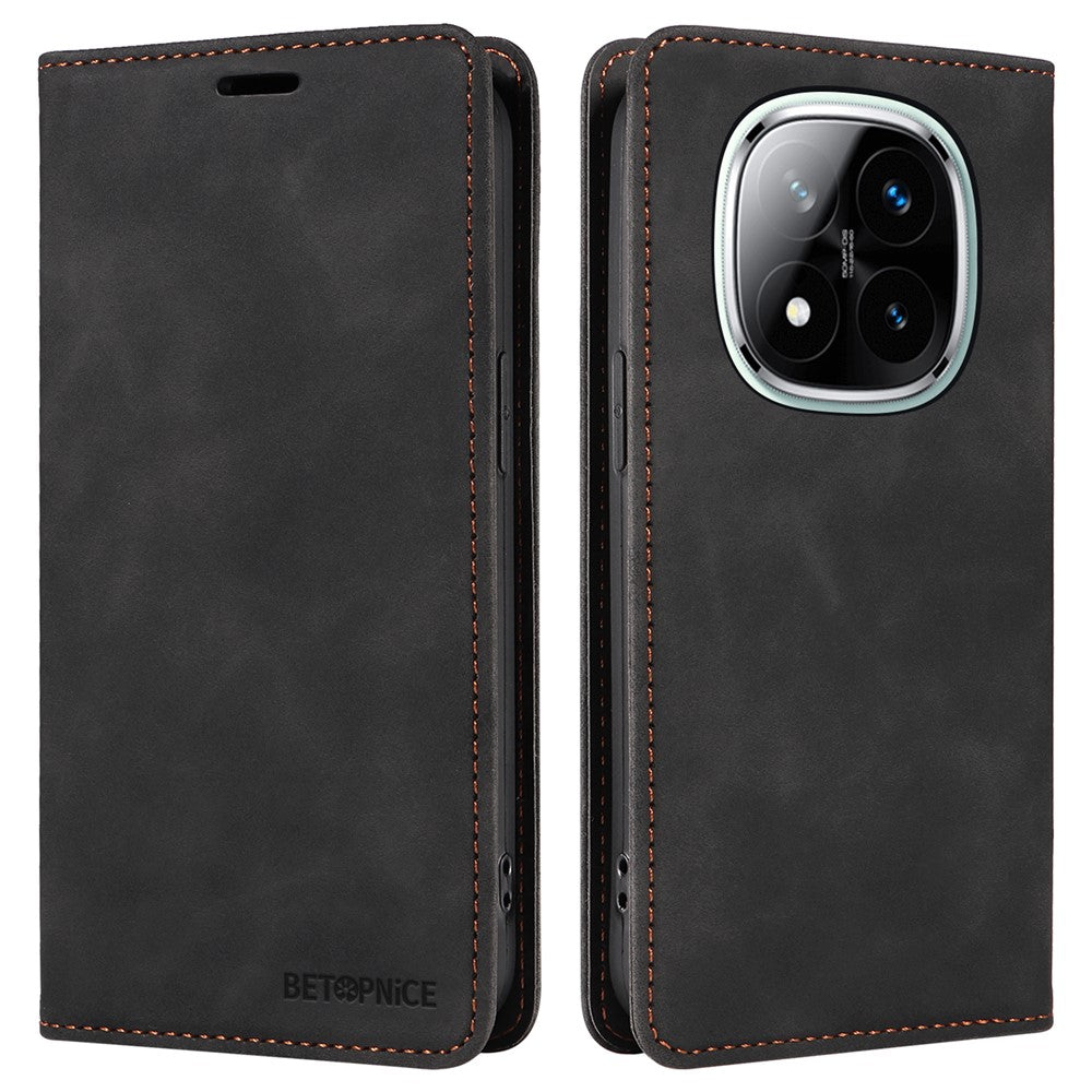 BETOPNICE 003 For Xiaomi Redmi Note 14 Pro+ 5G / Note 14 Pro 5G / Poco X7 5G Wallet Case Leather Phone Cover with Stand