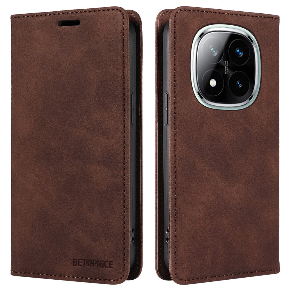 BETOPNICE 003 For Xiaomi Redmi Note 14 Pro+ 5G / Note 14 Pro 5G / Poco X7 5G Wallet Case Leather Phone Cover with Stand