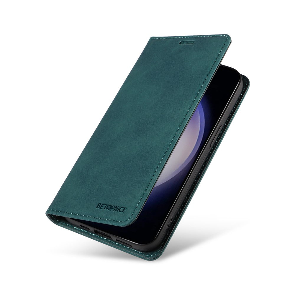BETOPNICE 003 For Samsung Galaxy S25 Wallet Case Leather Phone Cover with Stand