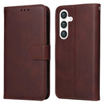 Til Samsung Galaxy S25+ Cover Wallet PU Læder Folio Flip Telefon Cover