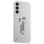 For Samsung Galaxy S23+ Case Hard PC Frameless Baking Paint Kickstand Phone Cover