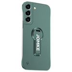 For Samsung Galaxy S23+ Case Hard PC Frameless Baking Paint Kickstand Phone Cover