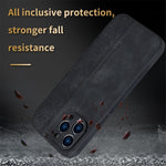 AZNS For iPhone 12 Pro 6.1 inch Anti-scratch PU Leather+TPU Phone Cover Imprinted Pattern Cell Phone Case
