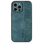 AZNS For iPhone 12 Pro 6.1 inch Anti-scratch PU Leather+TPU Phone Cover Imprinted Pattern Cell Phone Case