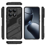 For Xiaomi 14T Pro Case PC+TPU Shockproof Phone Cover with Kickstand