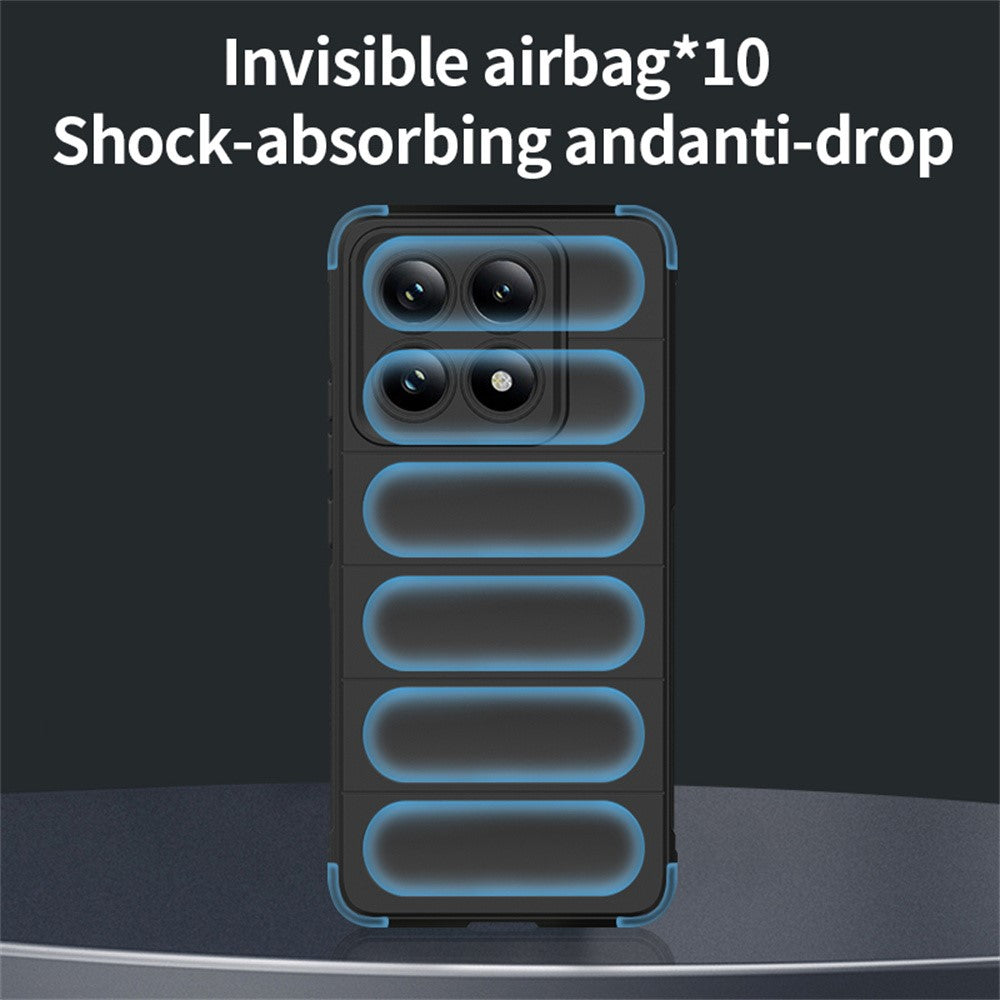 For Xiaomi 14T Pro Case Anti-Drop Soft TPU Rugged Phone Back Cover