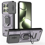For Xiaomi 14T Case PC+TPU Kickstand Phone Protector with Lens Cover